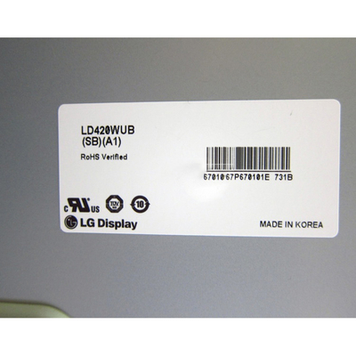 ডিজিটাল সাইনেজের জন্য আসল 42.0 ইঞ্চি LD420WUB-SBA1 LCD ডিসপ্লে স্ক্রীন